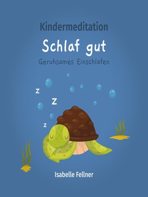 cover image of Kindermeditation--Schlaf gut